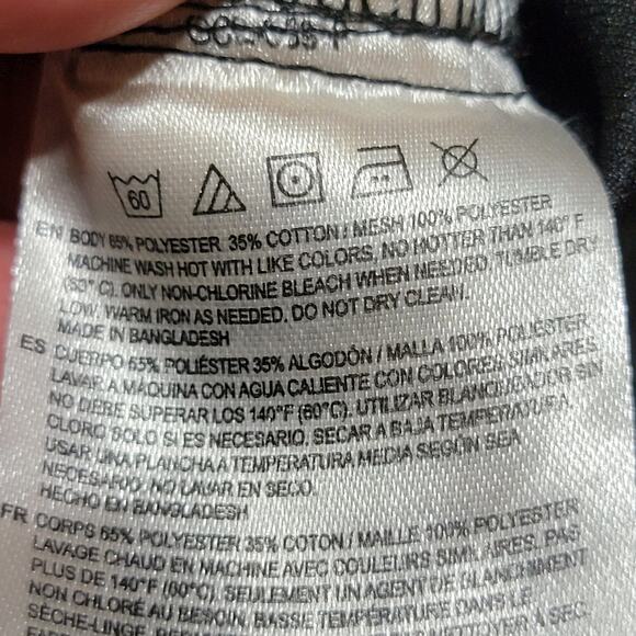 Chef Works Black Short Sleeve Zip Uniform Top - Size Medium - Picture 7 of 7